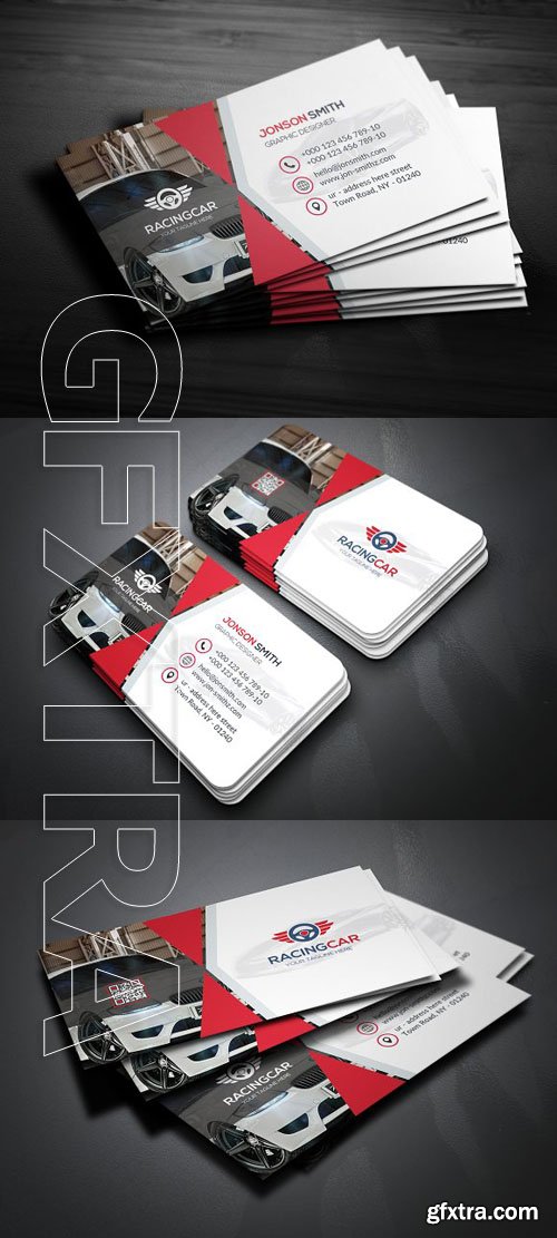 CreativeMarket - Car Business Card 1790126