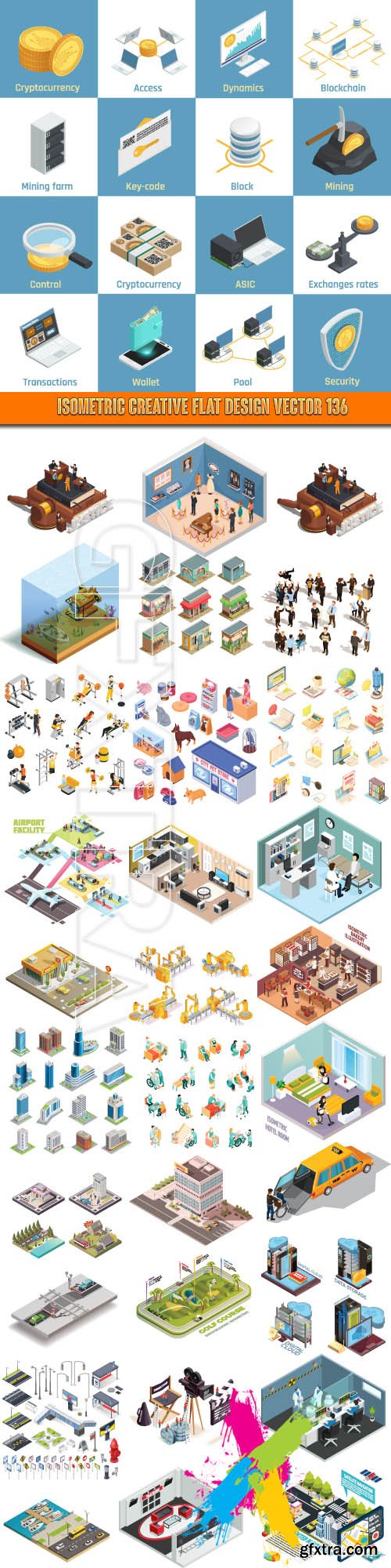 Isometric creative flat design vector 136