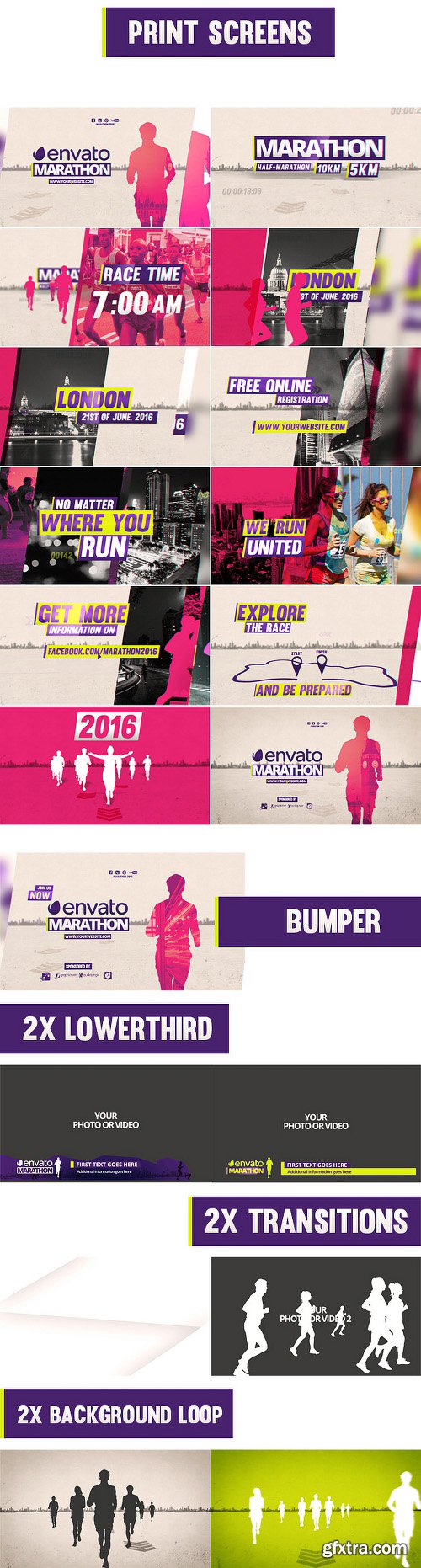 Videohive Favorite Marathon Pack 15875323