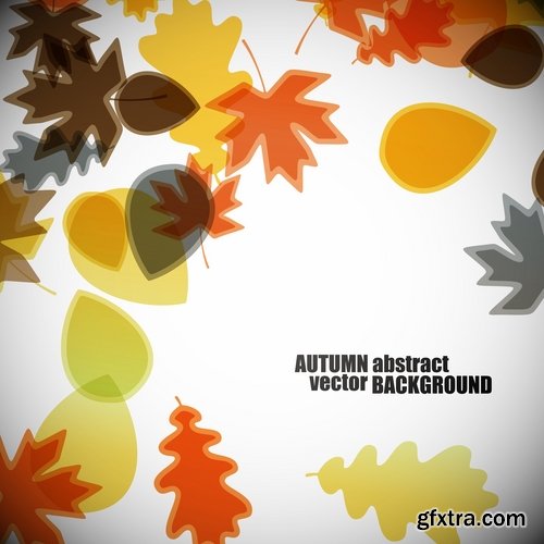 vector autumn background is a picture poster flyer banner leaf tree 3-25 EPS