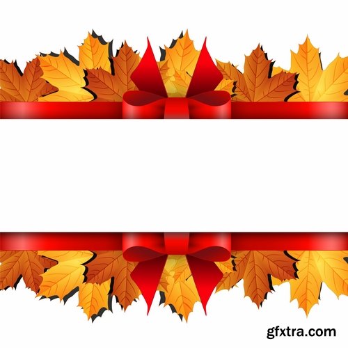 vector autumn background is a picture poster flyer banner leaf tree 3-25 EPS