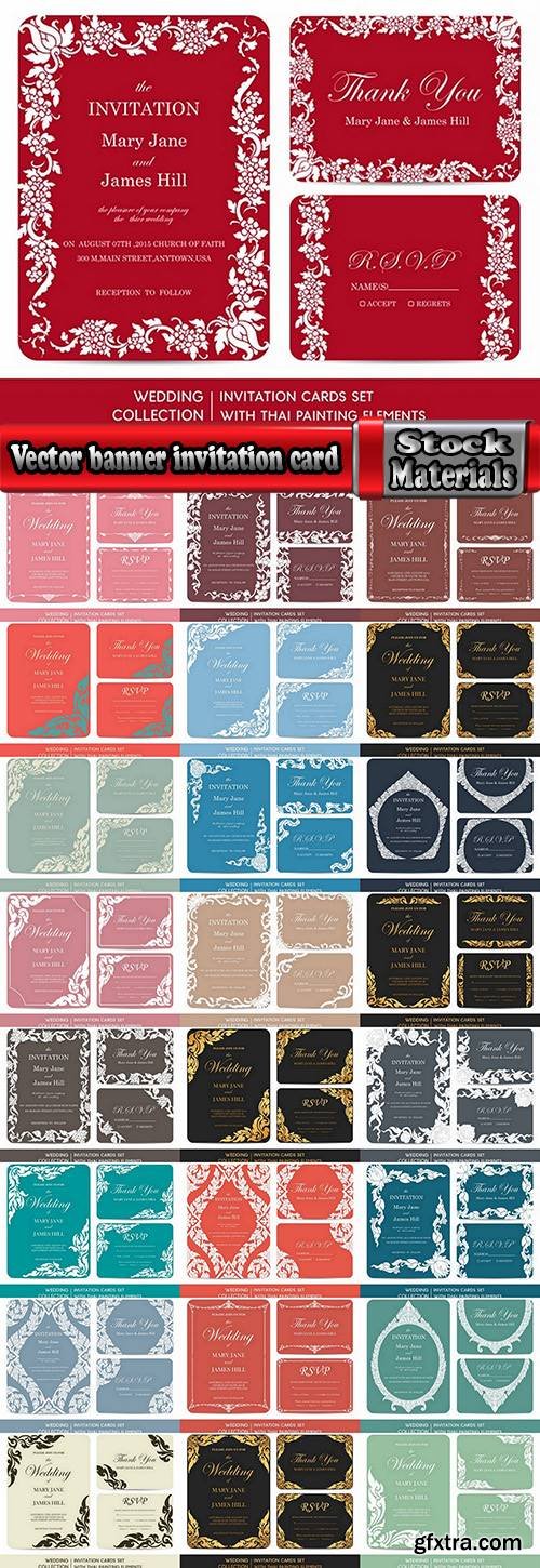 Vector banner picture card flyer poster invitation card 2-25 EPS