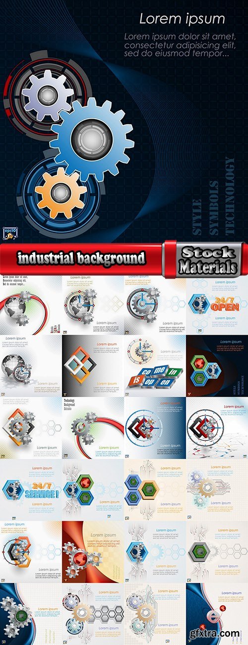 vector a background picture industrial background service 25 Eps