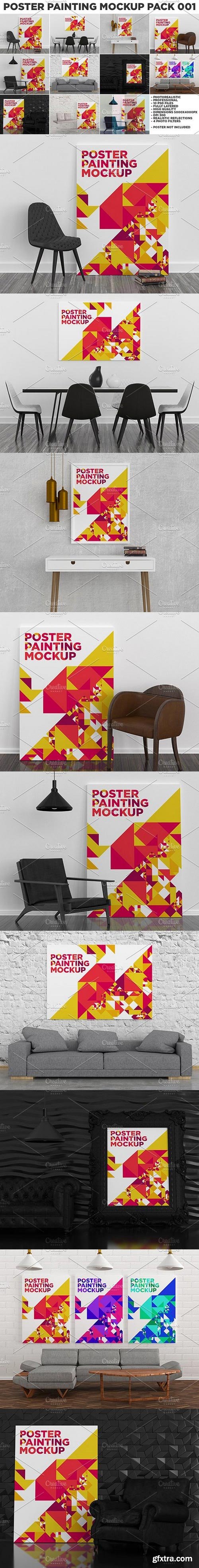 CM - Poster Painting MockUp Pack 001 1710761