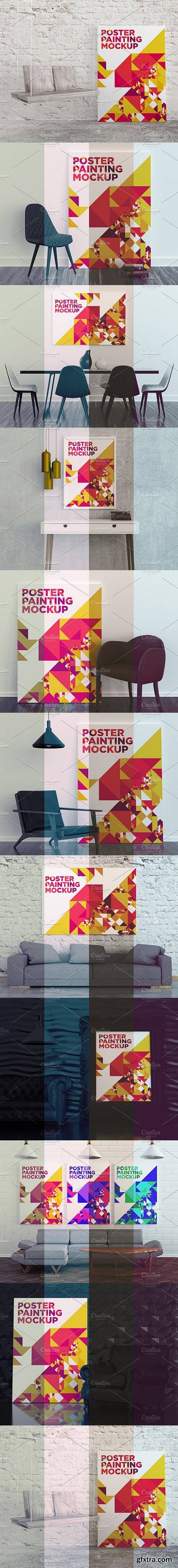 CM - Poster Painting MockUp Pack 001 1710761