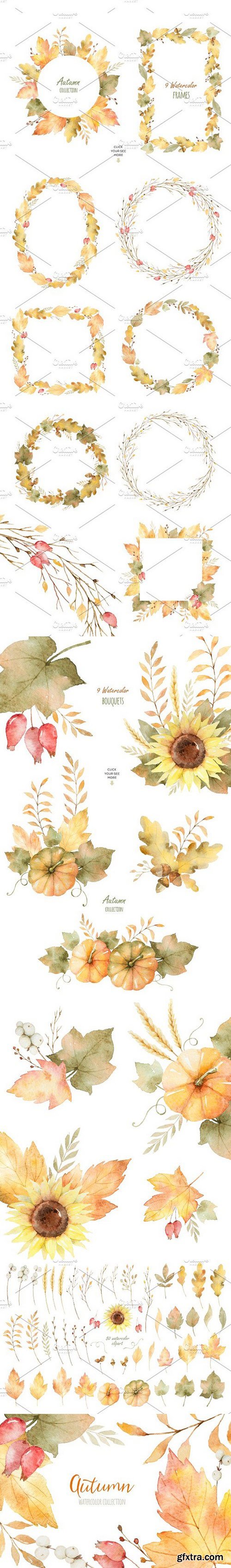 CM - Autumn watercolor collection 1710589