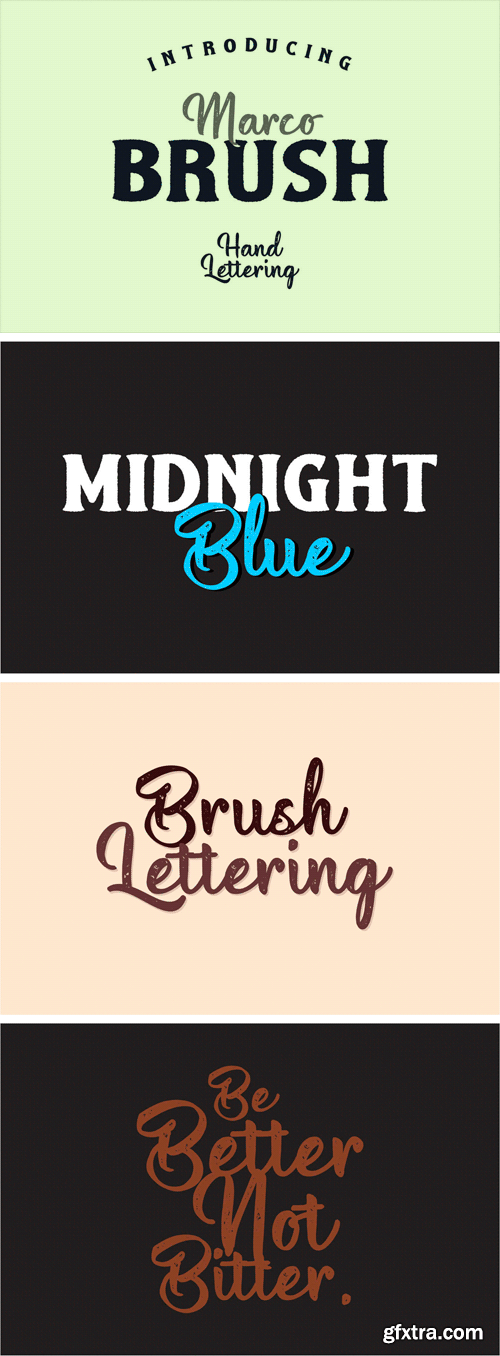 CM - Marco Brush Dual Fonts 1740652