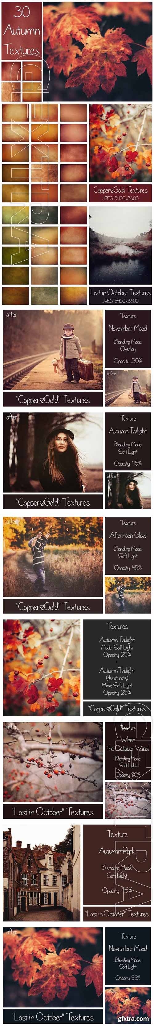 CreativeMarket - 30 Autumn Textures 1739211