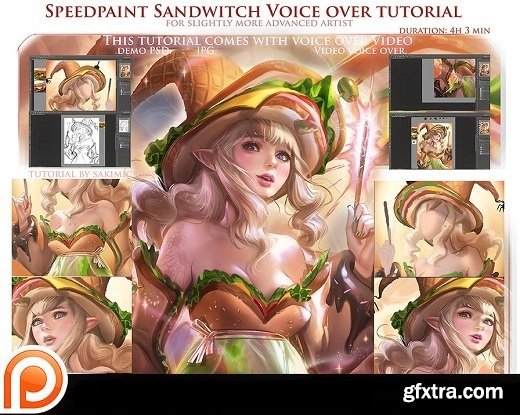 Gumroad - Sandwitch Speedpaint voice over tutorial