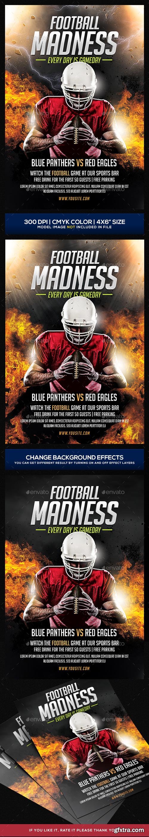 GR - Football Madness Flyer Template 20519523