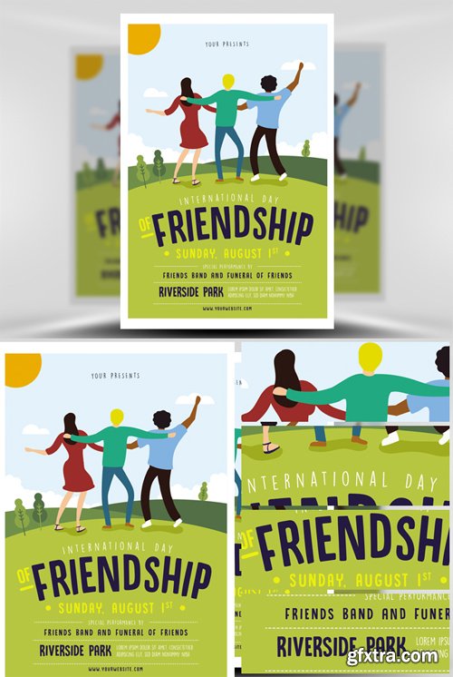 Friendship Day Flyer Template