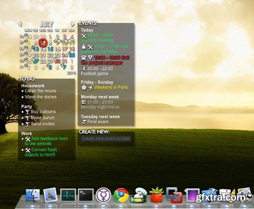 Rainlendar Pro 2.13.1 (Mac OS X)