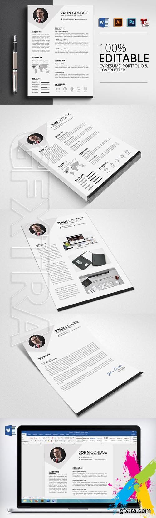 CreativeMarket - CV Resume 1790064