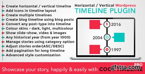 CodeCanyon - Cool Timeline Pro v2.3 - WordPress Timeline Plugin - 17046256