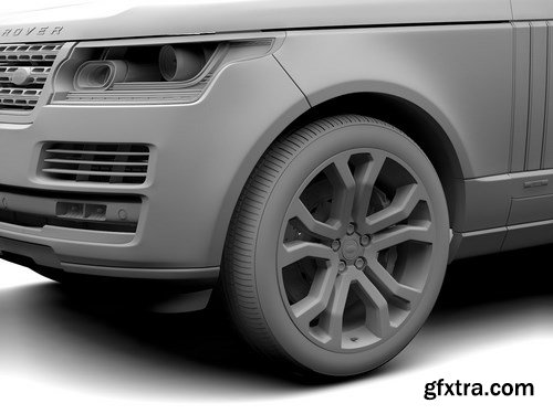 Range Rover SVAutobiography Dynamic 3D Models