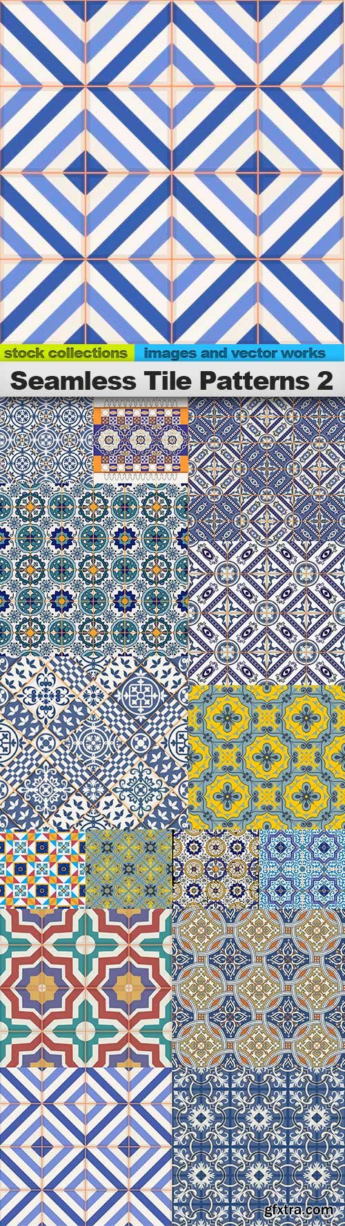 Seamless Tile Patterns 2, 15 x EPS