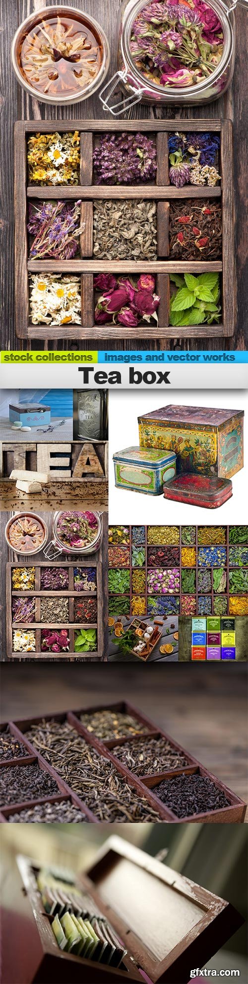 Tea box, 10 x UHQ JPEG