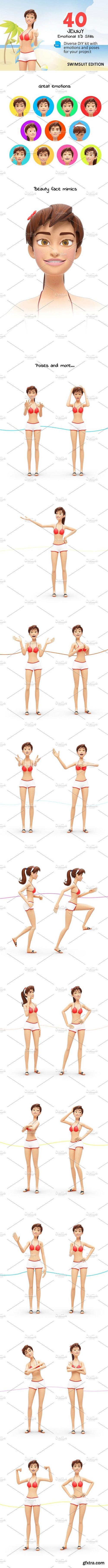 CM - Jenny Swimsuit Character Promo Kit 1696972