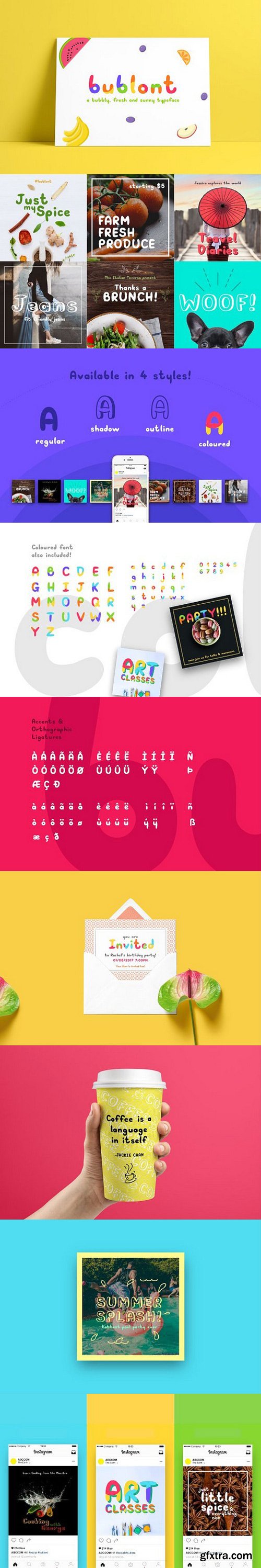 CM - Bublont Typeface 1736868