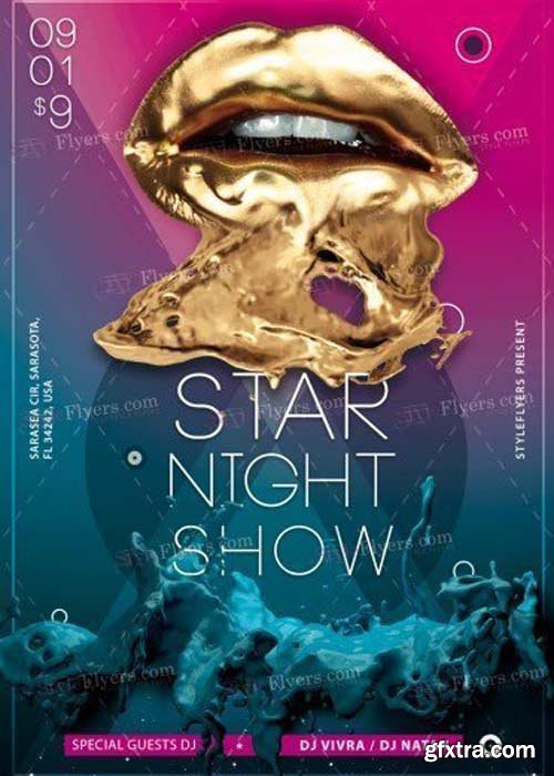 Starnight  V25 PSD Flyer Template