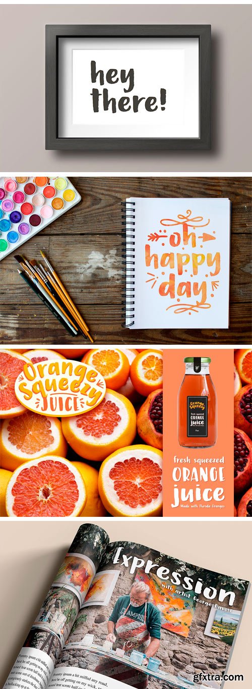 CM - Marmalade, a Hand Painted Font 1776638