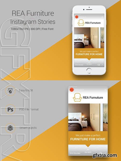 CreativeMarket - REA Furniture - Instagram Stories 1789076