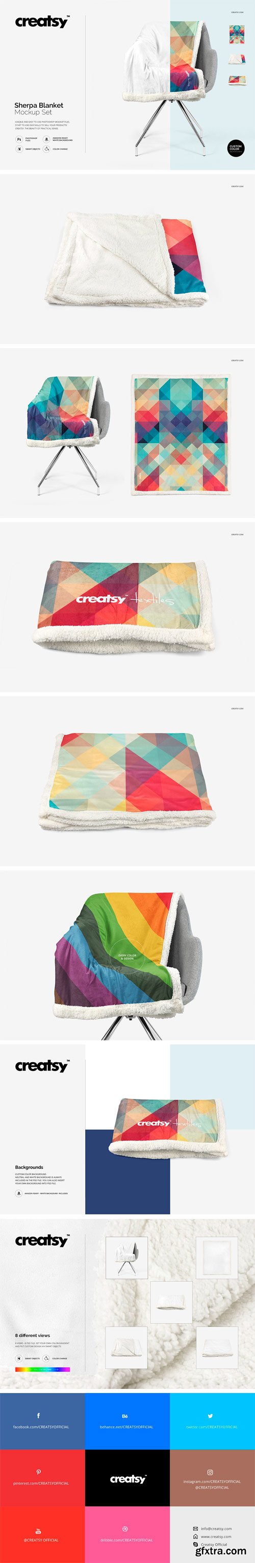 CM - Sherpa Blanket Mockup Set 1780513