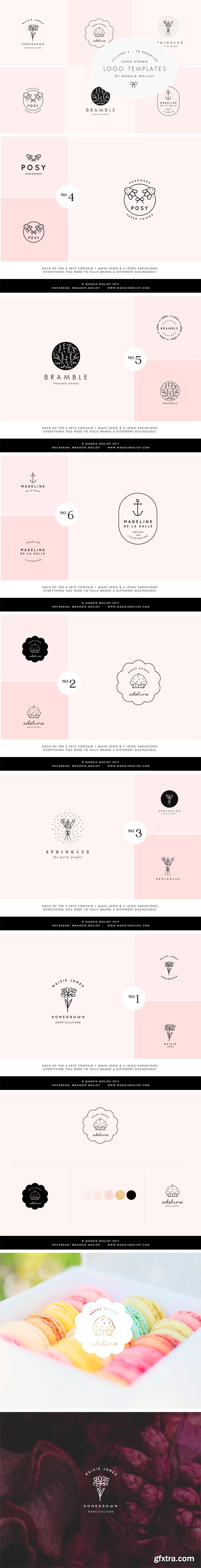 CM - Feminine Premade Logo Bundle Vol. 3 1769810