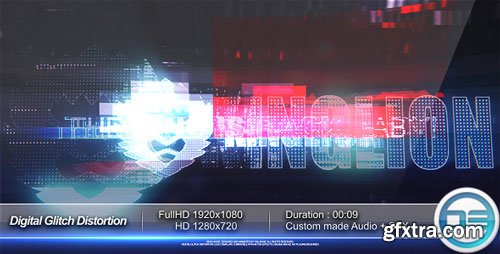 Videohive - Digital Glitch Distortion Logo Reveal - 20425192