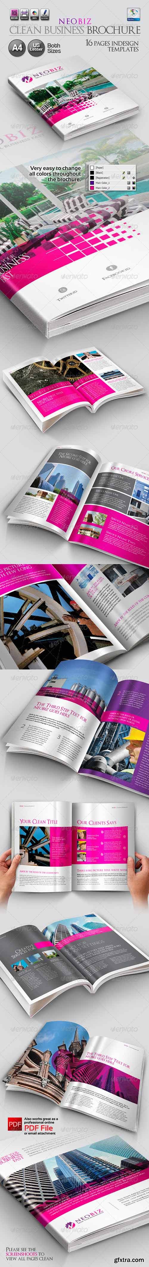 Graphicriver - NeoBiz Clean Business Brochure 3218632