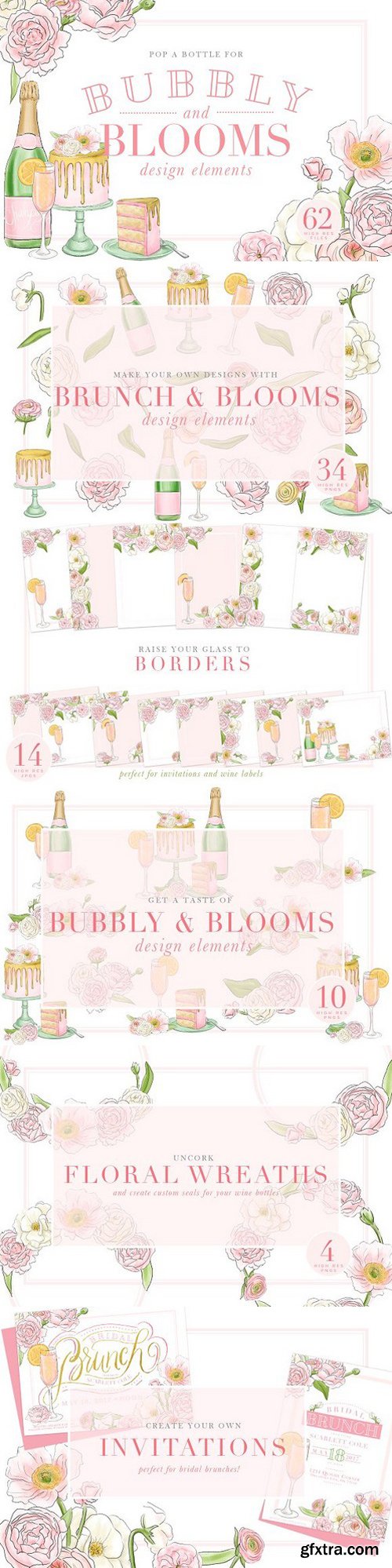 CM - Bubbly and Blooms Design Elements 1741884