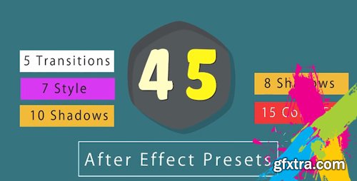 45 After Effect Presets - After Effects