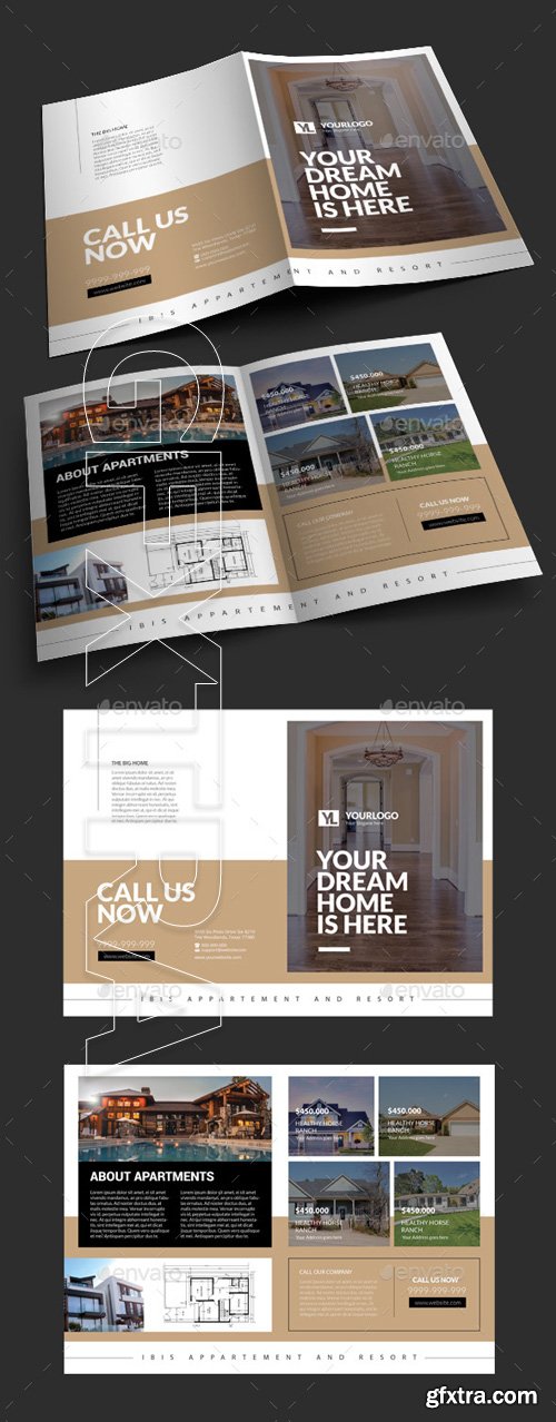 GraphicRiver - Real Estate Bifold Brochure 20464621