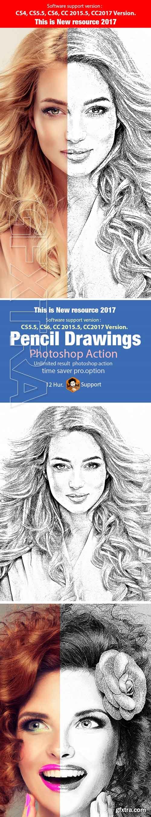 GraphicRiver - Pencil Drawings 20464451