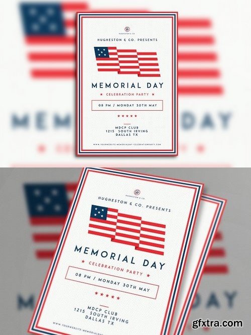 CM - Labor Day Flyer & Memorial Day Flyer 1165301