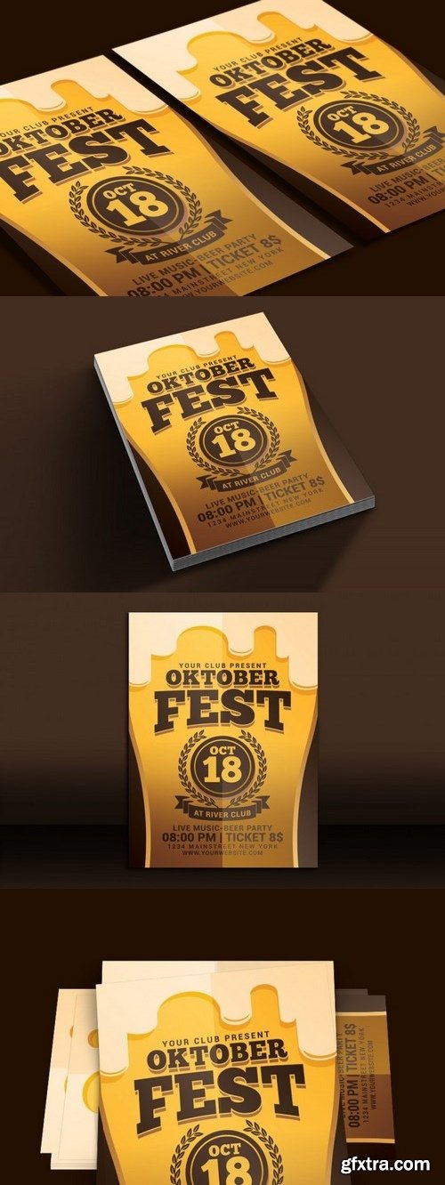 Thehungryjpeg - Oktober Festival Flyer 87957