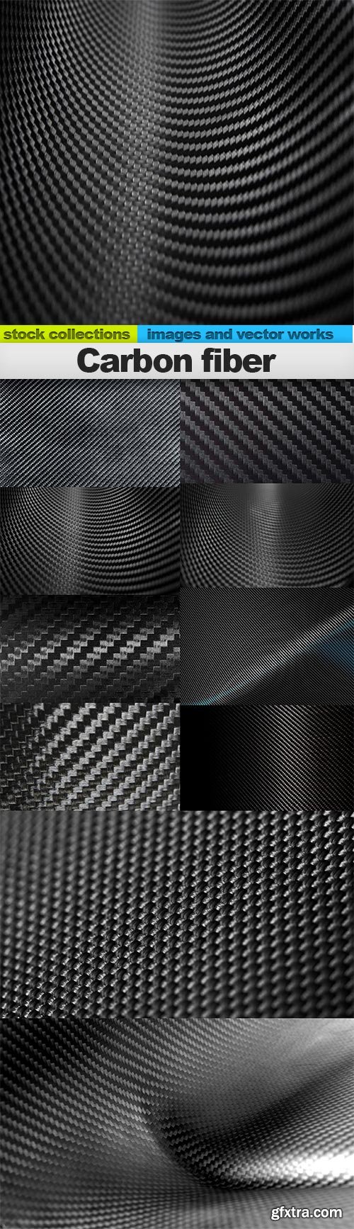 Carbon fiber, 10 x UHQ JPEG