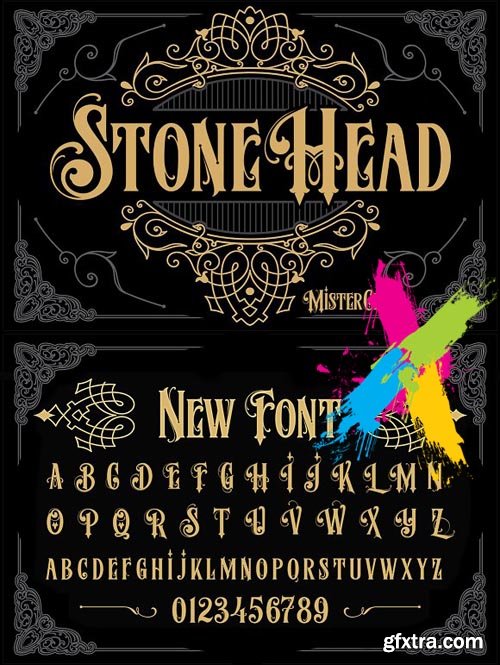 CreativeMarket - Stone Head 1766613