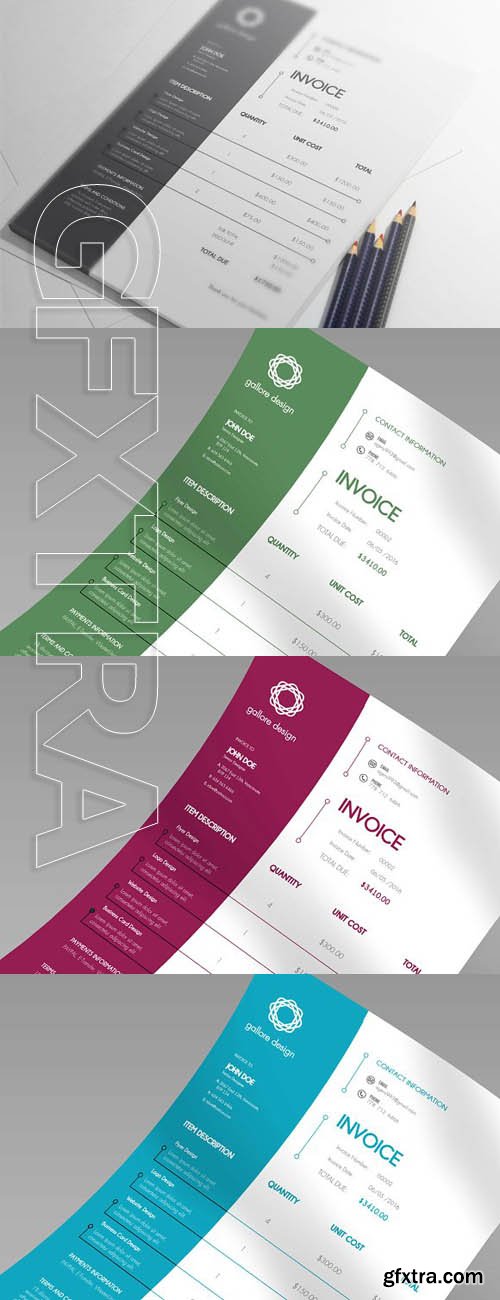 CreativeMarket - Invoice Template 1756796