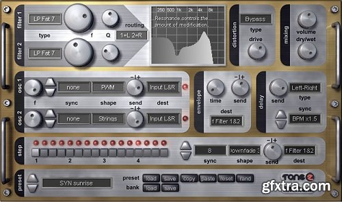 Tone2 FilterBank 3 v3.4 VST AU WIN OSX-iND