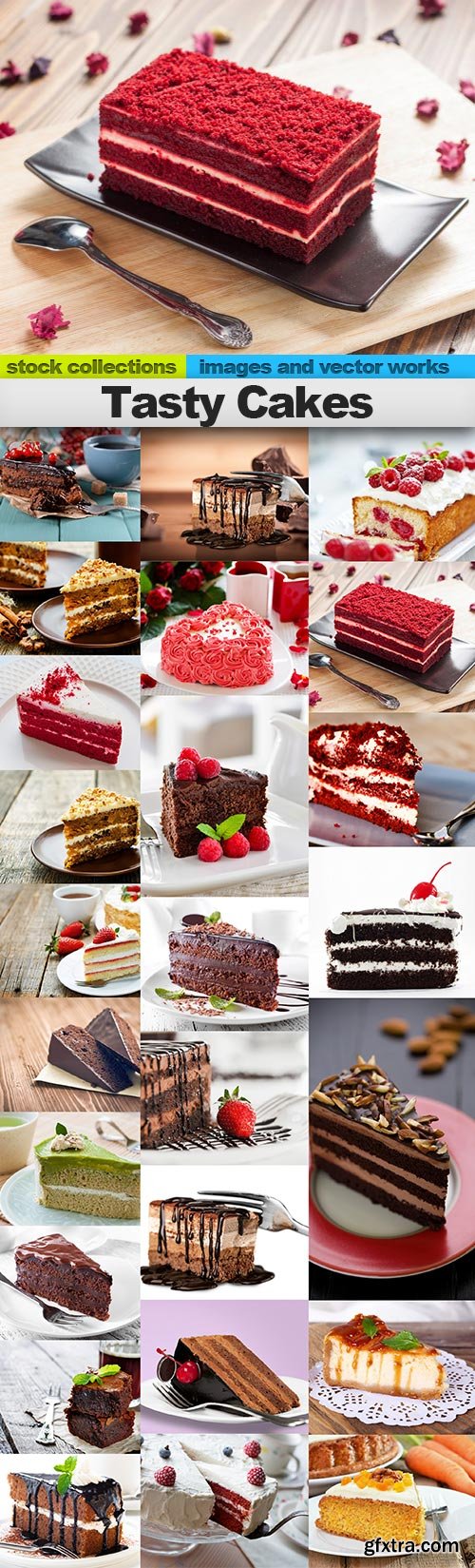 Tasty Cakes, 25 x UHQ JPEG