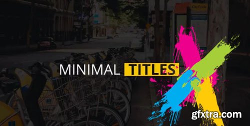 12 Minimal Titles - After Effects