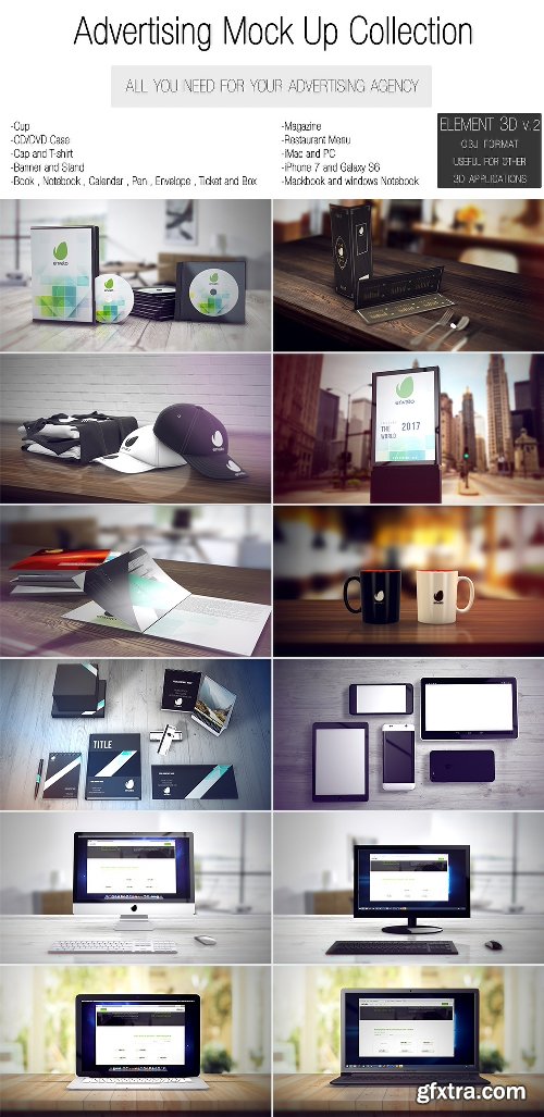 Videohive Advertising Mock Up Collection 19456234