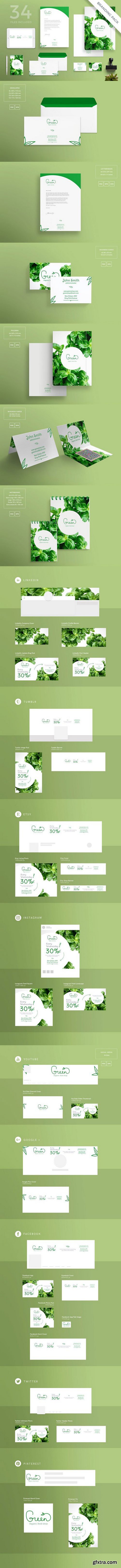 CM - Branding Pack | Green Shop 1495537