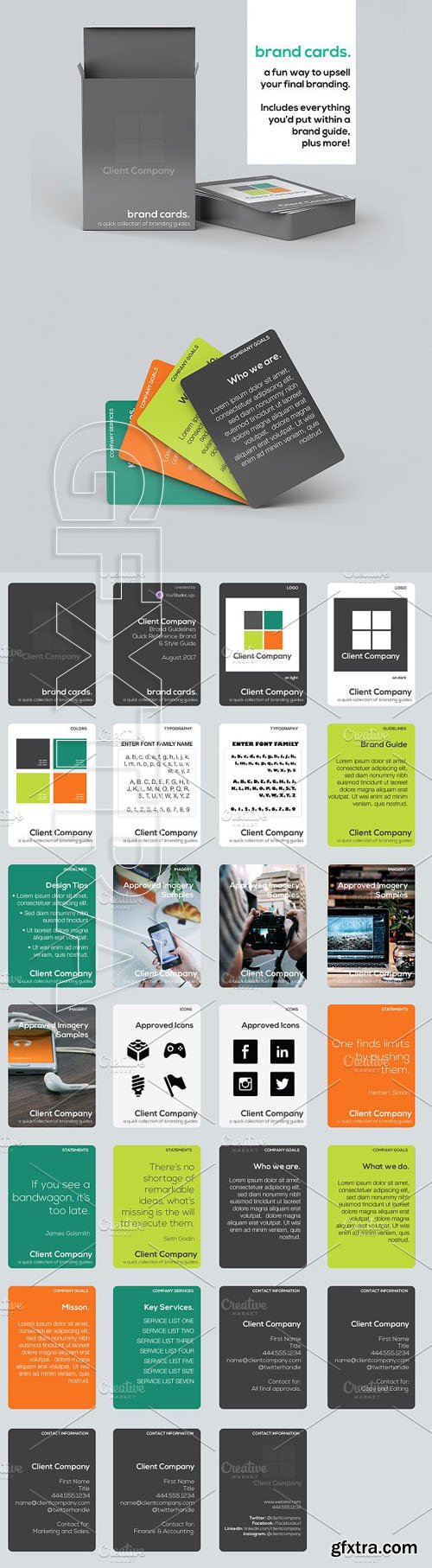 CreativeMarket - Brand Cards - Business Deck of Cards 1802984