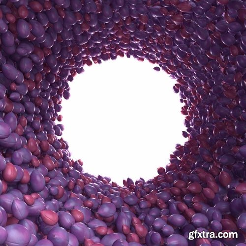 3d rendering a background of fruit vegetables 25 HQ Jpeg