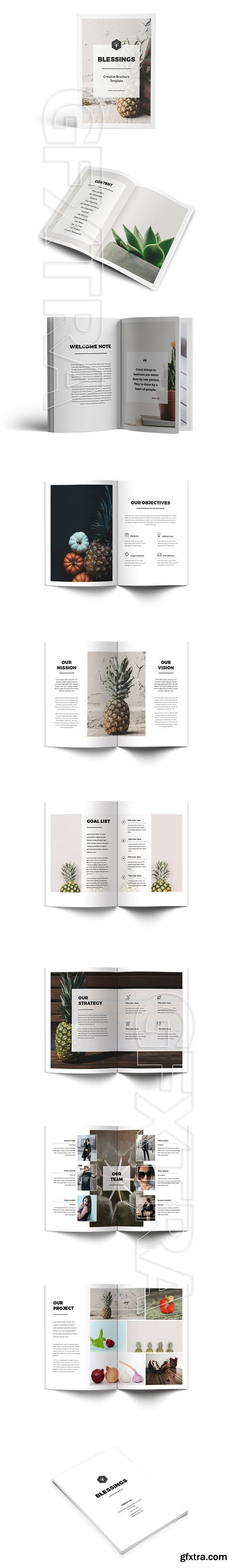 CreativeMarket - Blessings Creative Brochure 1801932