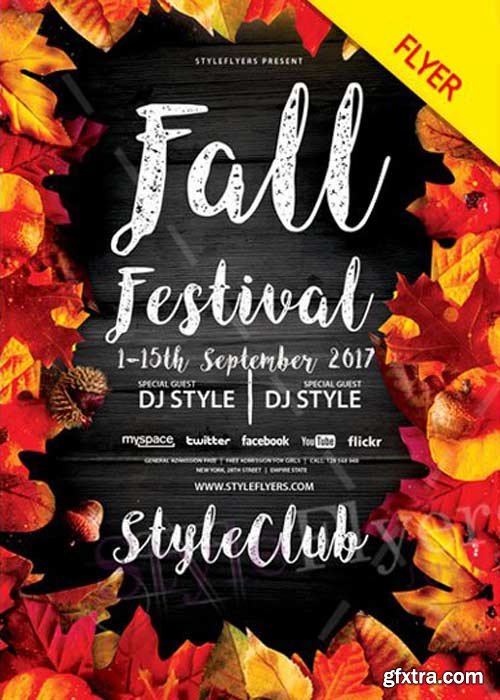 Fall Festival V41 PSD Flyer Template