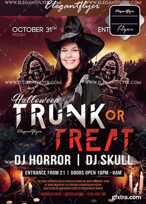 Trunk Or Treat V3 Flyer Template