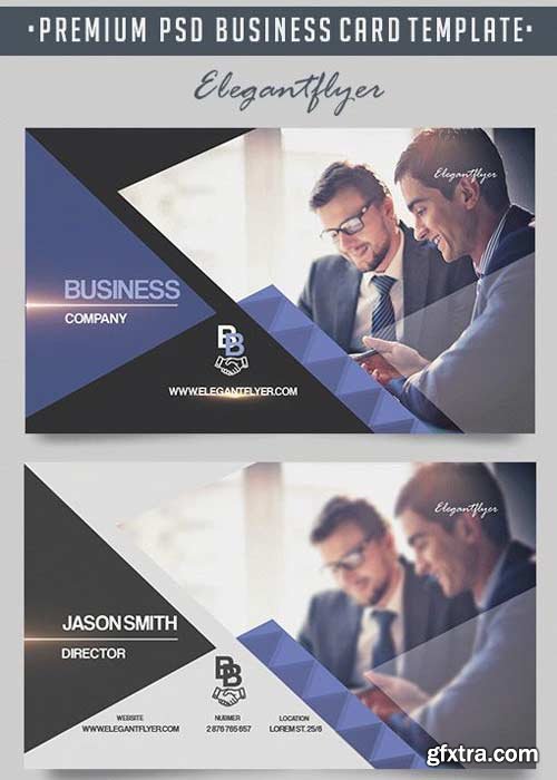 Business Company V18 Premium Business Card Templates PSD